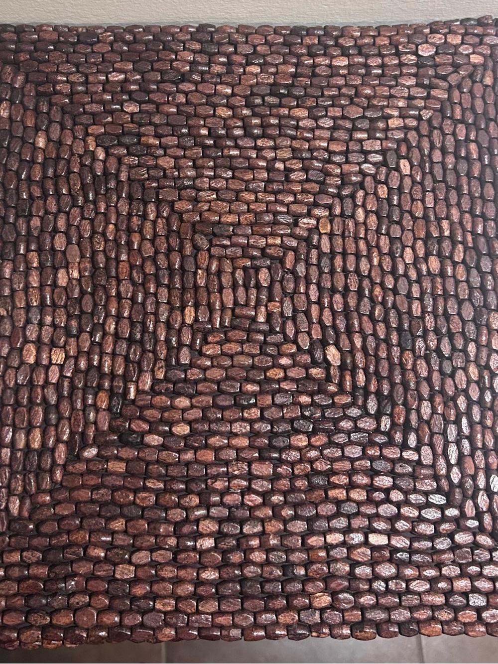 Wooden Beaded Charger 15x15 (set of 4)